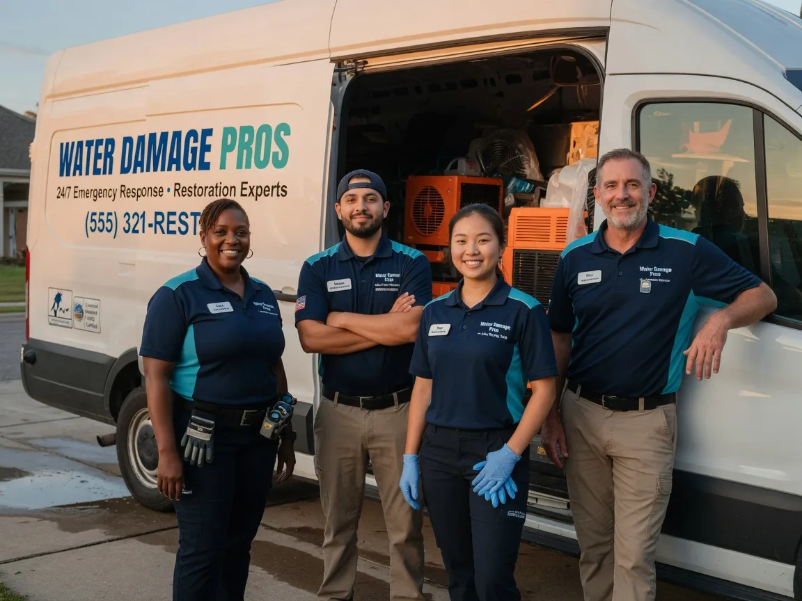 Water Damage Restoration company in Ecru, MS