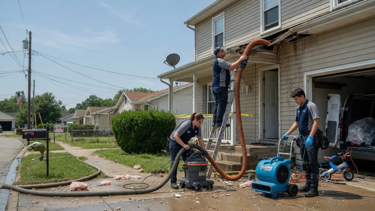 Water Damage Restoration in Ecru, MS near me